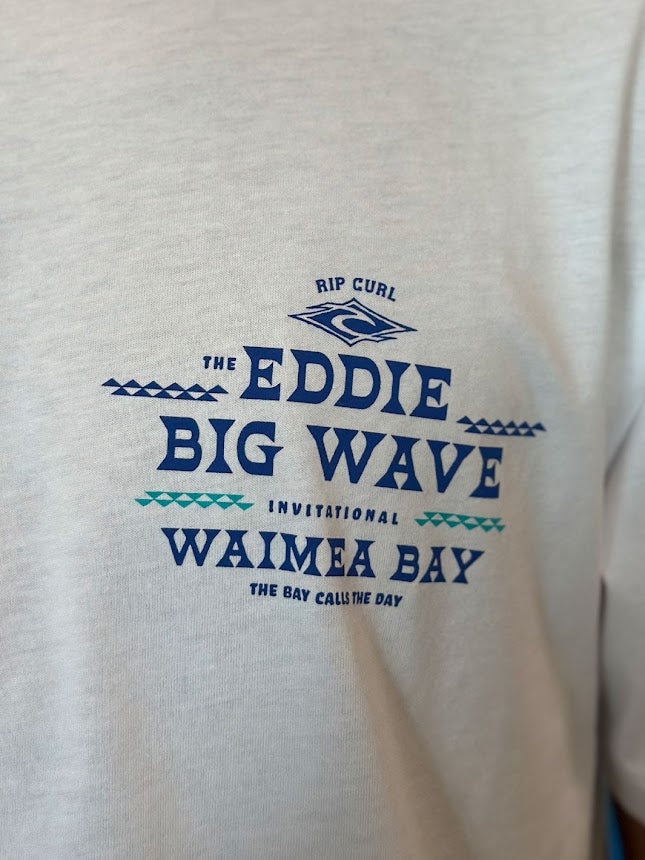 RIP CURL EDDIE WOULD GO THE BAY TEE - WHITE