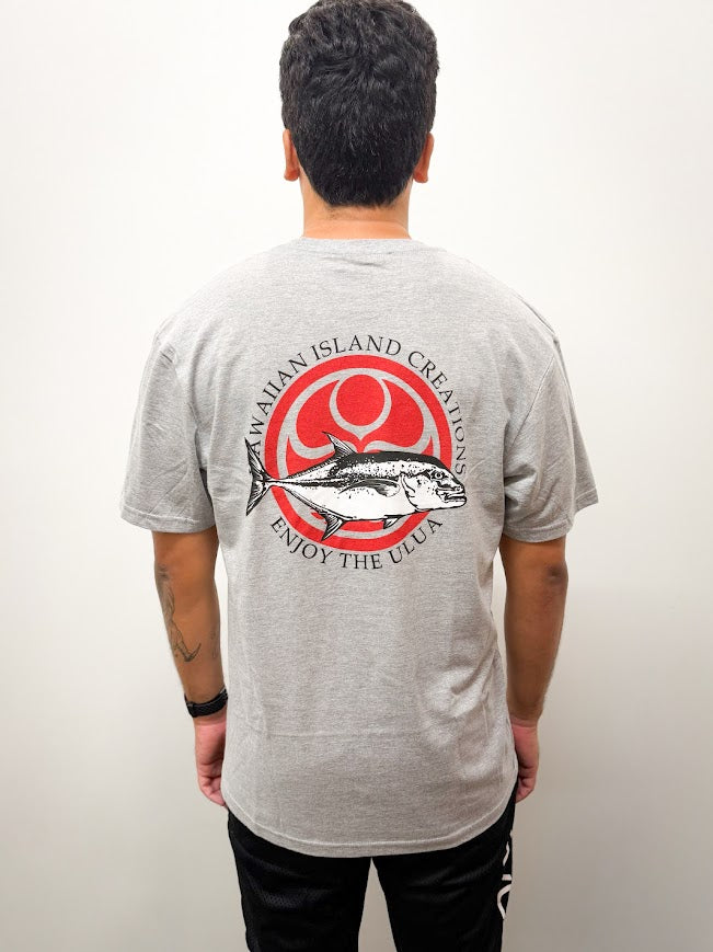 HIC ENJOY ULUA TEE - HEATHER GRAY