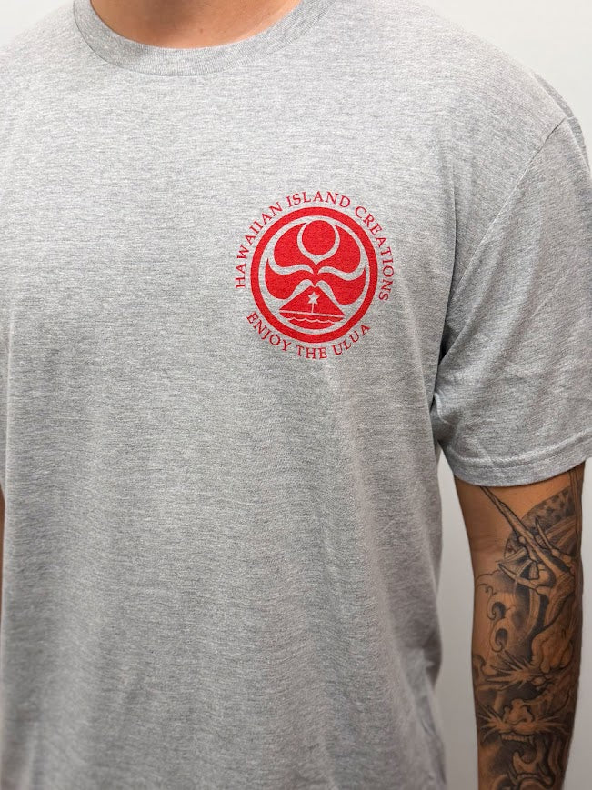 HIC ENJOY ULUA TEE - HEATHER GRAY