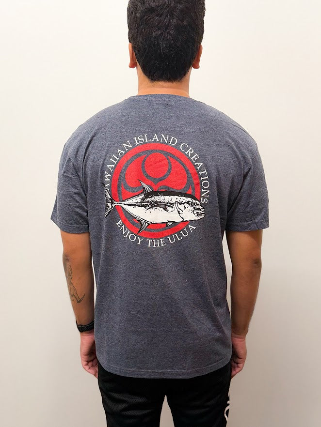 HIC ENJOY ULUA TEE - HEATHER NAVY