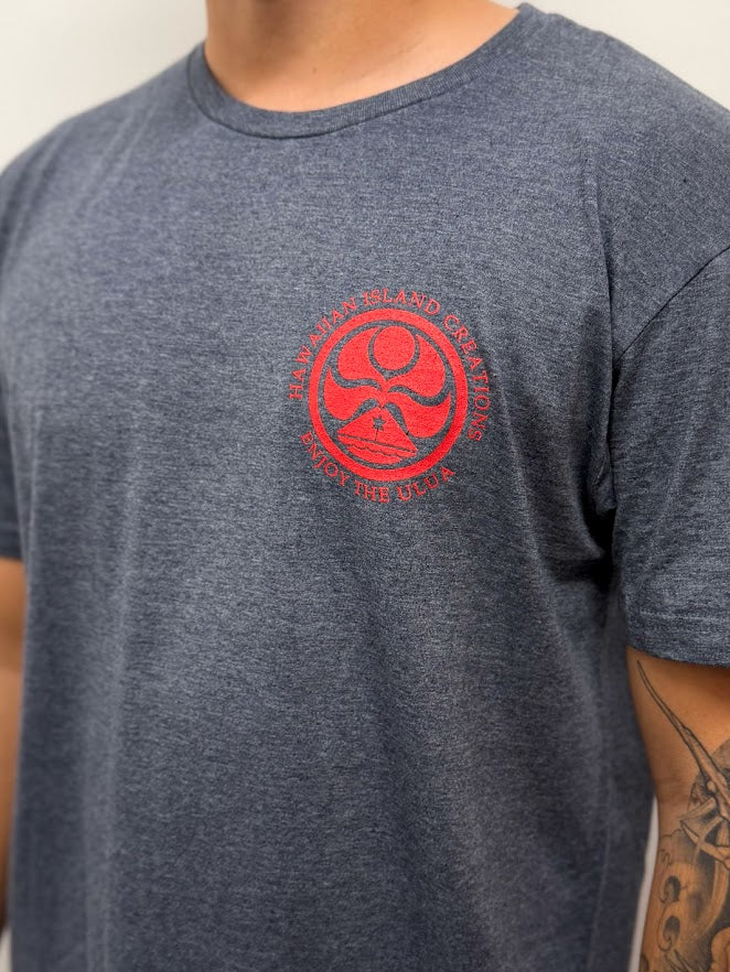 HIC ENJOY ULUA TEE - HEATHER NAVY