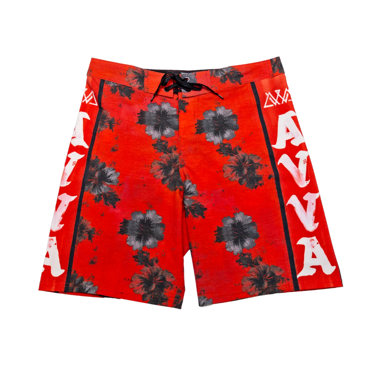 AVVA SATURATION BOARDSHORT - RED