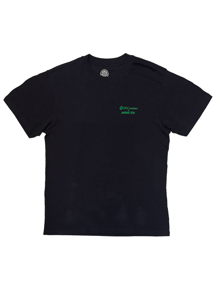 HIC THE GARDEN AARON KAI TEE - BLACK