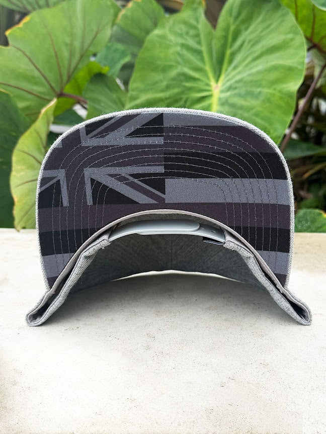 HURLEY ALOHA SNAPBACK HAT - GRAY (066)