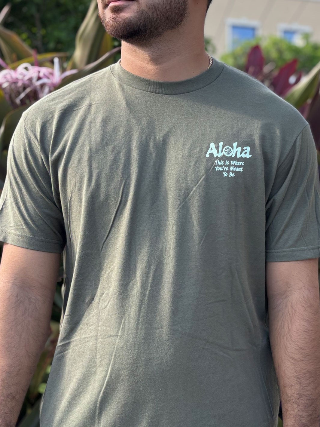 HIC ALOHA SHACK TEE - GREEN