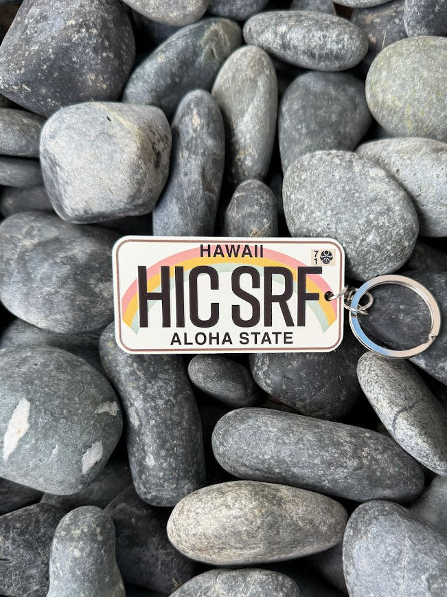 HIC LICENSE PLATE HICSRF KEYCHAIN