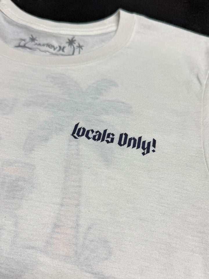 HURLEY LOCAL GECKO TEE - NATURAL