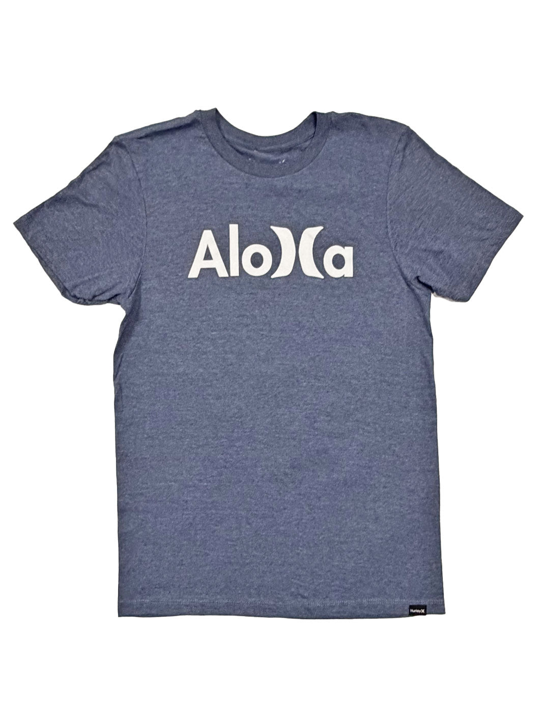 HURLEY ALOHA SOLID TEE - BLUE – Hawaiian Island Creations
