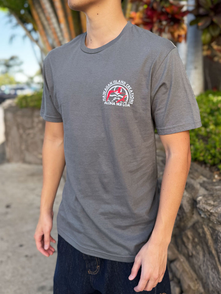 HIC IWA STAMP TEE - CHARCOAL