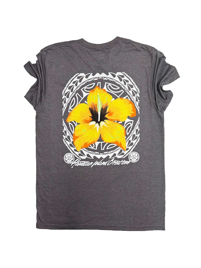 HIC MASINA TEE - HEATHER CHARCOAL
