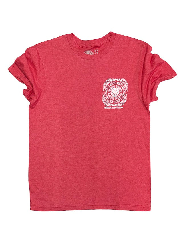 HIC MASINA BIG BRADDAH TEE - RED HEATHER