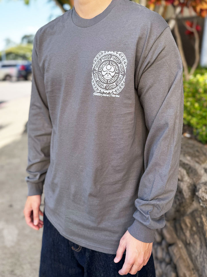 HIC MASINA LONG SLEEVE TEE - CHARCOAL