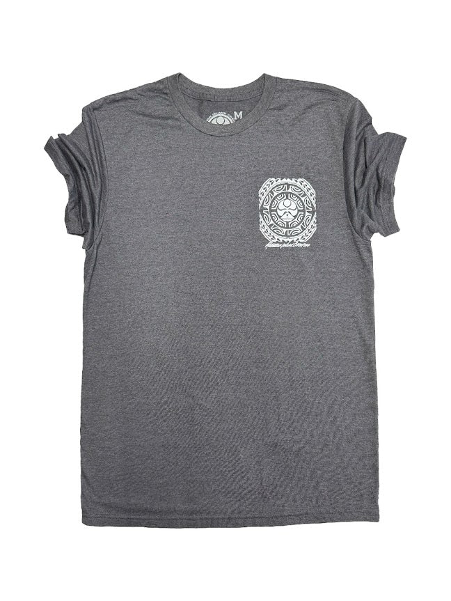 HIC MASINA BIG BRADDAH TEE - HEATHER CHARCOAL