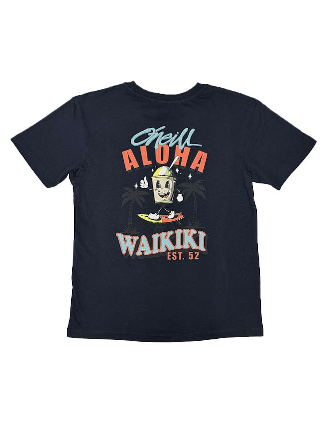 O'NEILL HAWAII WAIKIKI SNACK TIME TODDLER TEE - BLACK