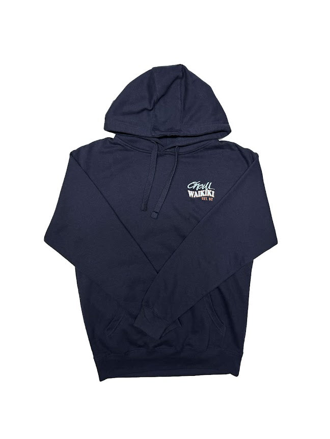 O'NEILL HAWAII WAIKIKI SNACK TIME CLASSIC HOODIE - NAVY BLUE