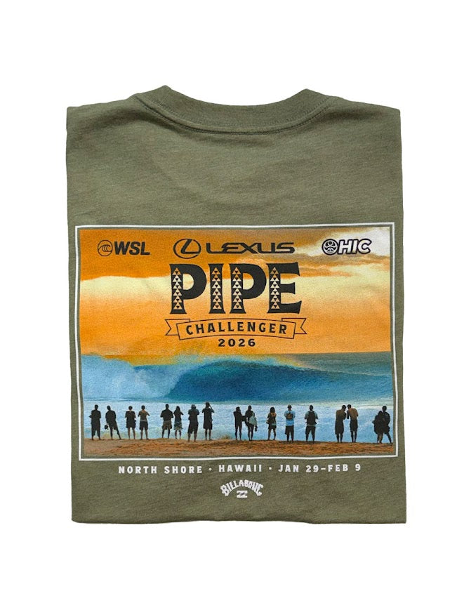 LEXUS PIPE CHALLENGER 2026 TEE - MILITARY HEATHER