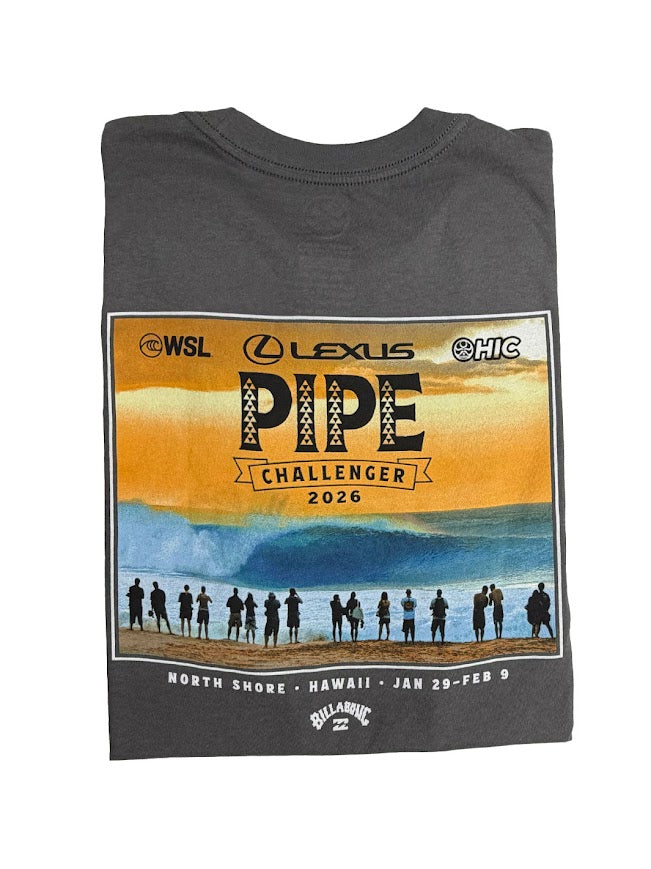 LEXUS PIPE CHALLENGER 2026 BIG BRADDAH TEE - CHARCOAL