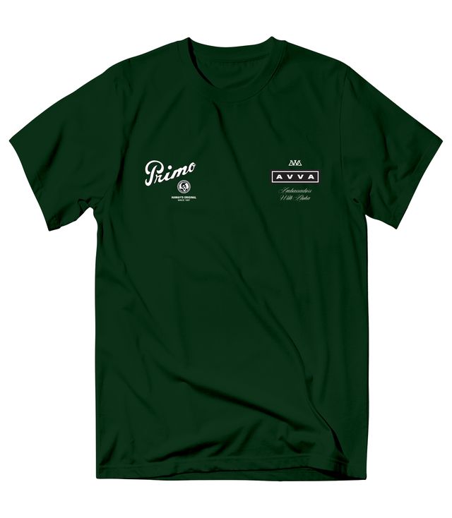 AVVA BRAND PRIMO BACKSIDE TEE - FOREST GREEN