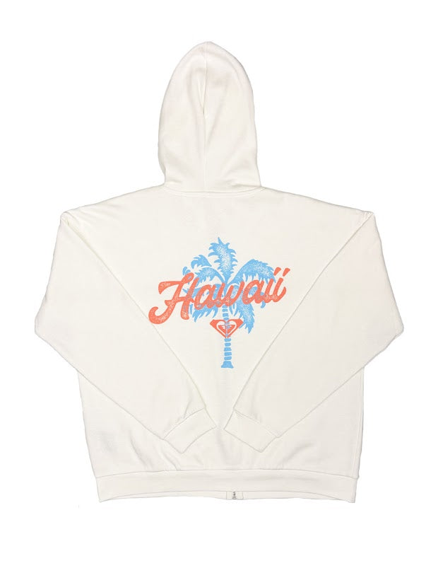 ROXY HAWAII PALM EVENING LINEUP WOMENS ZIP - WCB