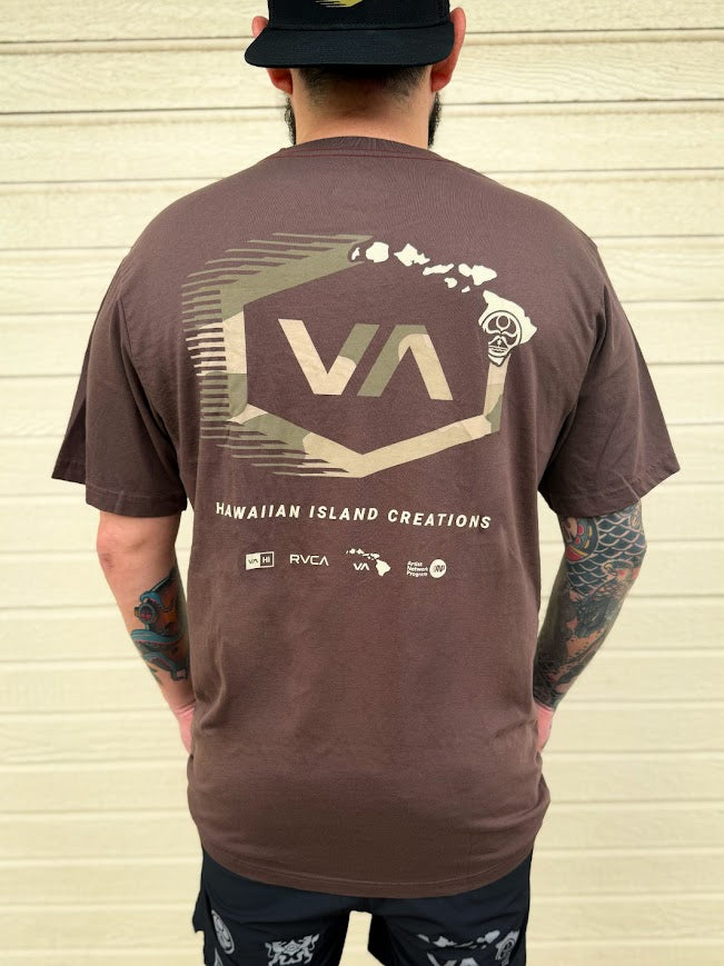 RVCA X HIC SHADOW HEX TEE - MOC