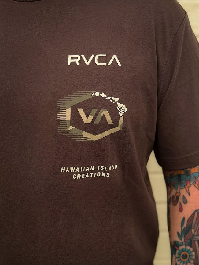 RVCA X HIC SHADOW HEX TEE - MOC