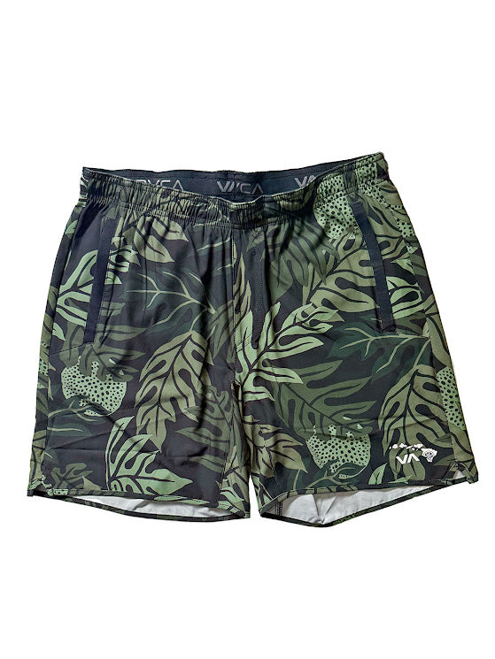 RVCA X HIC ULU YOGGER STRETCH 17" SHORT - CAMO