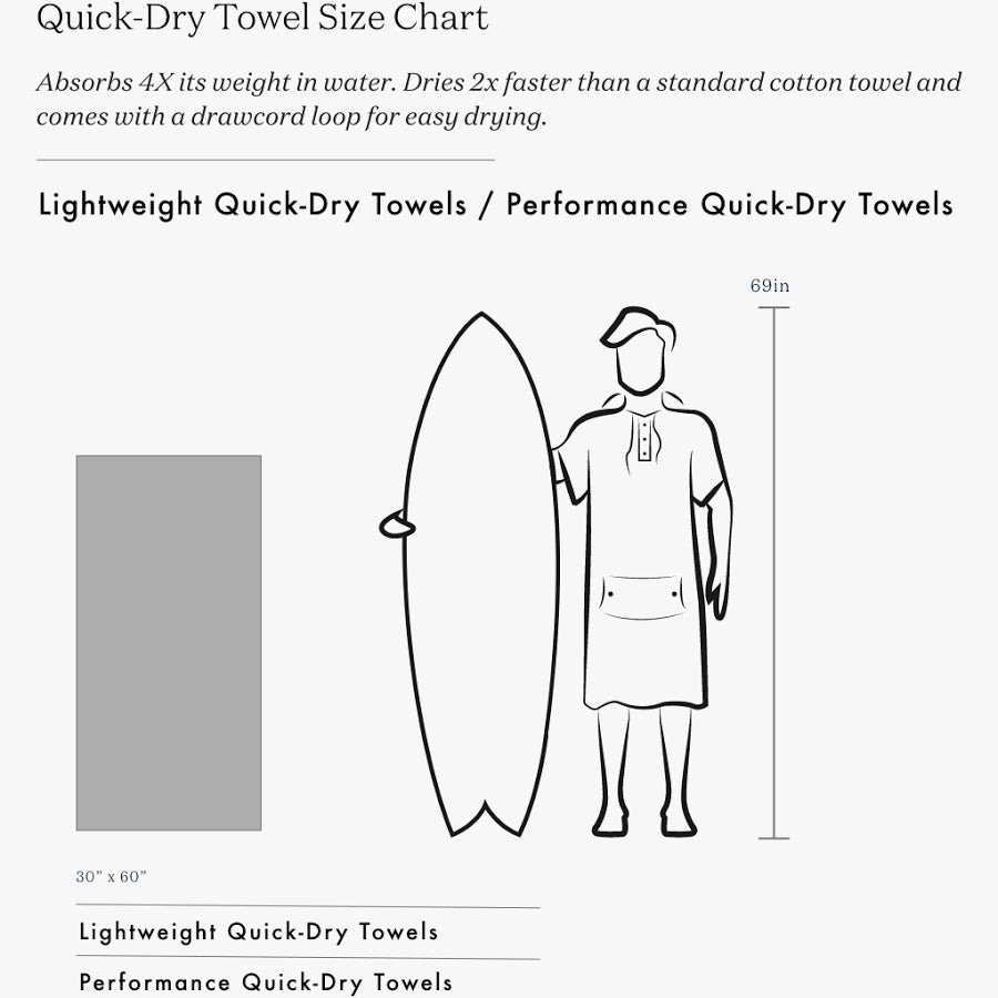 SLOWTIDE ALOHAUKE PERFORMANCE QUICK-DRY TOWEL - GUAVA