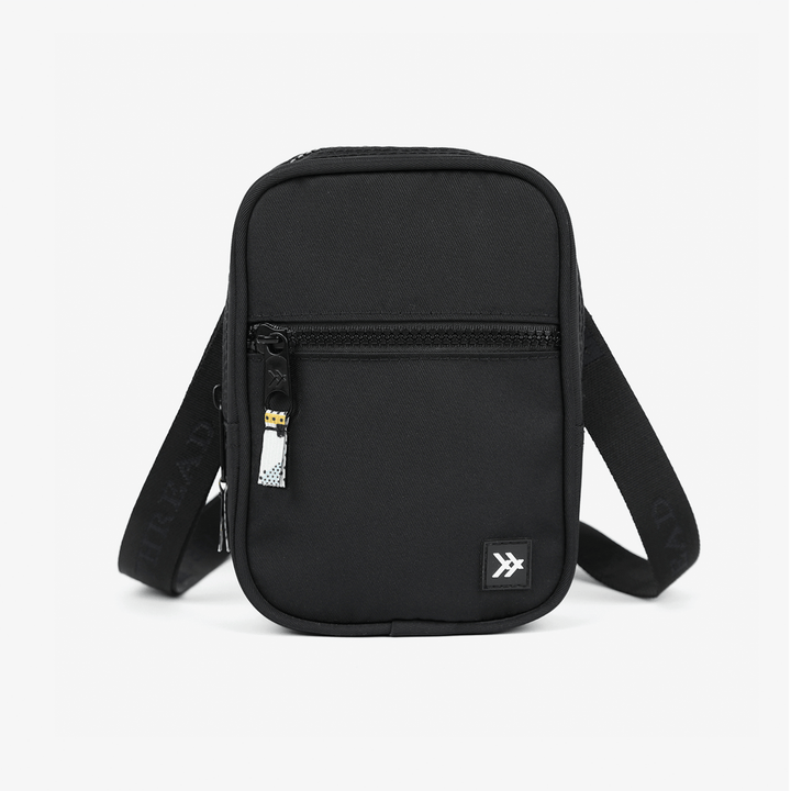 THREAD CROSSBODY BAG - BLACK