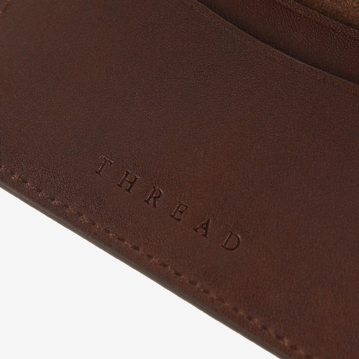 THREAD BIFOLD WALLET - CHOCOLATE