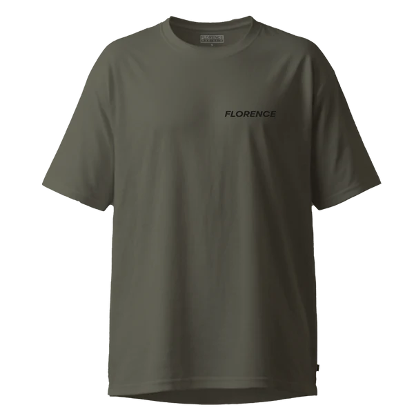 FLORENCE MARINE X KAM BUTTERFLY TEE - MOSS GREY (MSG)