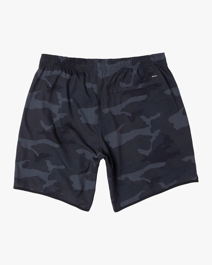 RVCA YOGGER STRETCH 17" SHORT - BLACK CAMO