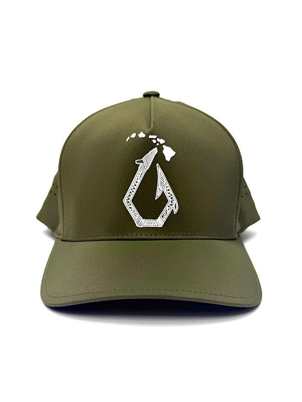 VOLCOM HAWAII VENTED DELTA HAT - GREEN (WMS)