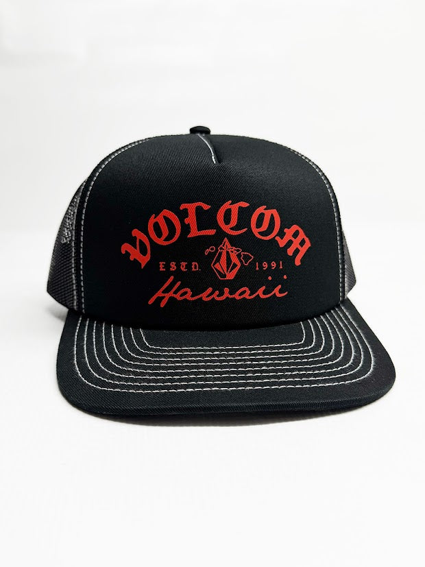 VOLCOM OVER THE FALLS CHEESE HAT - BLACK
