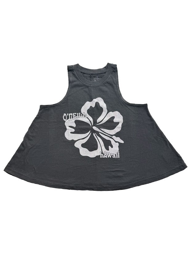 O'NEILL HIBISCUS HILL WOMENS TANK - FAD (OFF BLACK) – Hawaiian