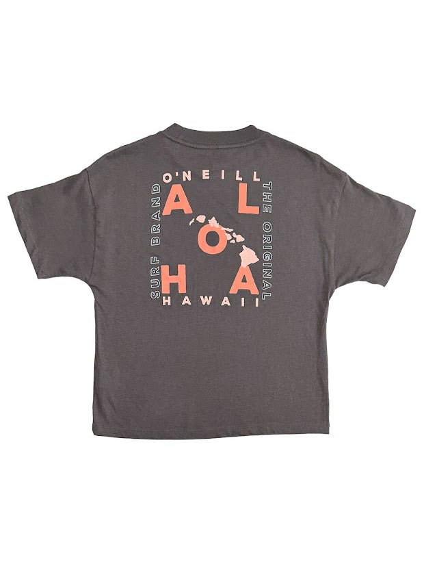 O'NEILL RIVI HAWAII EASY WOMENS CROP TEE