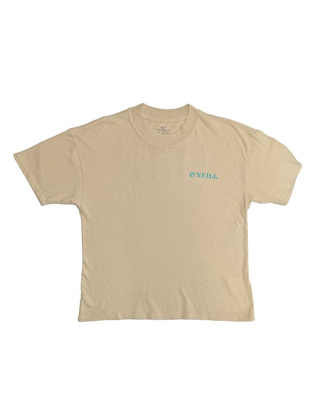 O'NEILL SUNSET RIDGE WOMENS TEE - CEMENT