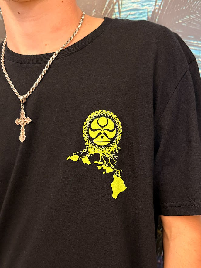 HIC WEB ROOTS TEE - BLACK