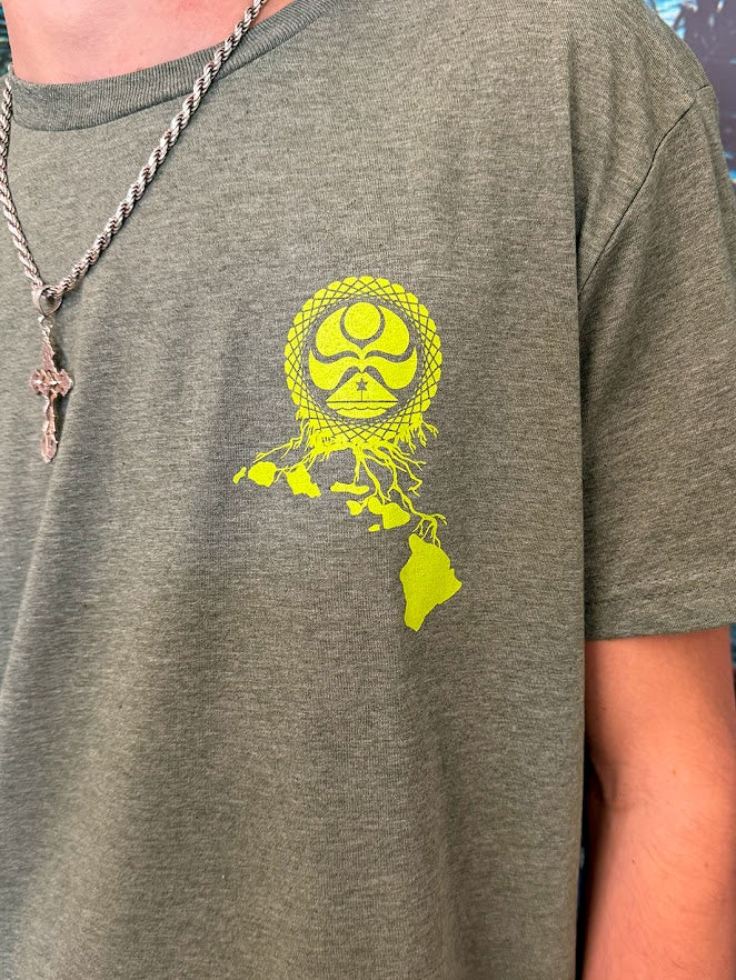 HIC WEB ROOTS TEE - GREEN