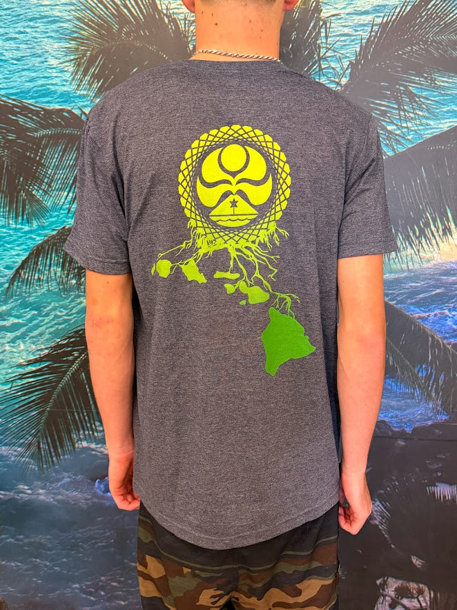 HIC WEB ROOTS TEE - HEATHER NAVY