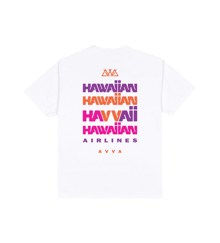 AVVA BRAND HAVVAIIAN TEE - WHITE