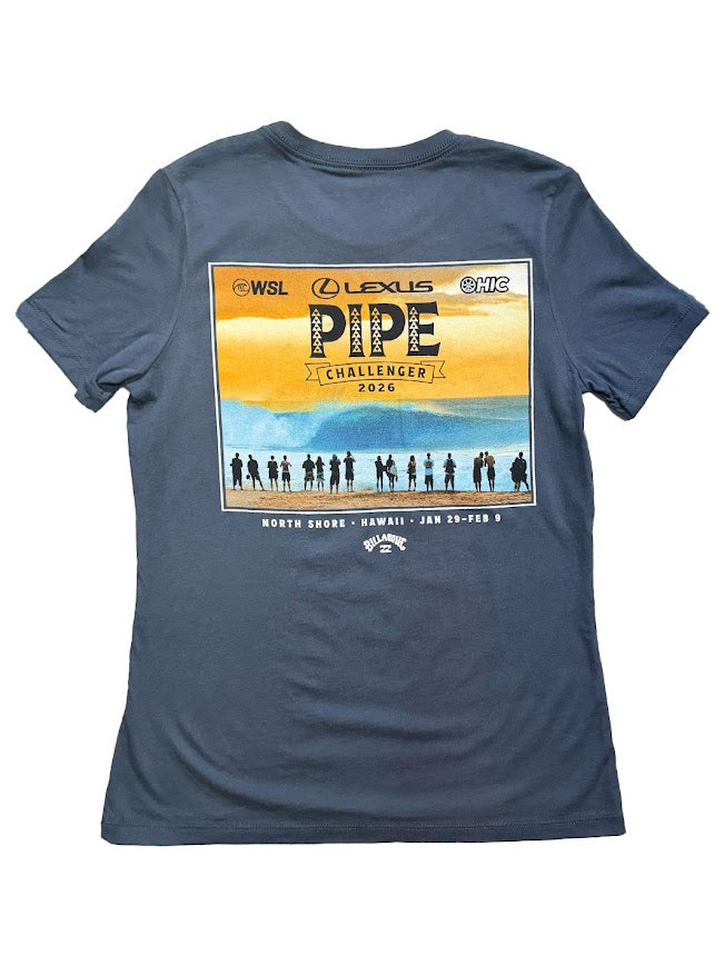 LEXUS PIPE CHALLENGER 2026 WOMENS TEE - VINTAGE NAVY